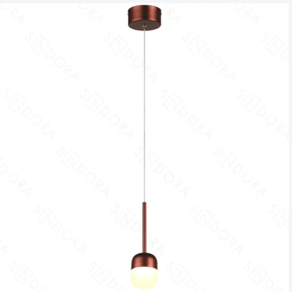 Querolustre Pendente Dcd01818 6w 3000k Marrom