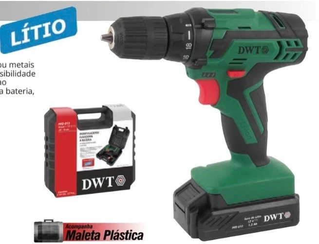 Parafusadeira Dwt 12v Bivolt Pfd-012 C/maleta