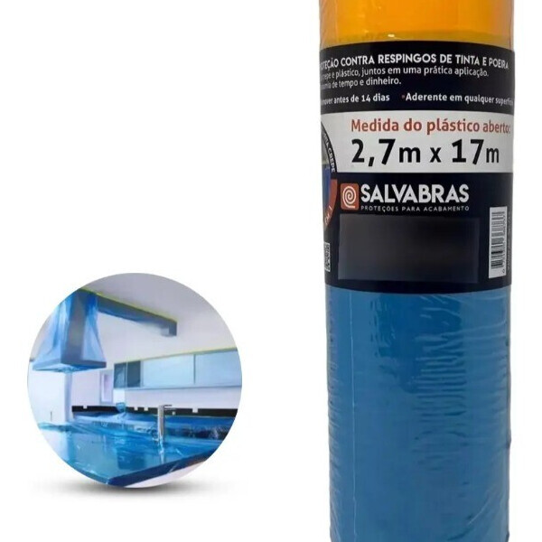 Filme de Mascaramento P/pintura Isopaint Azul 2.7x17m