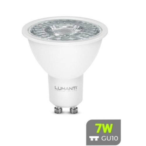 Lampada Dicroica Lumanti 7w 3000k Gu10 Autovolt Mr16
