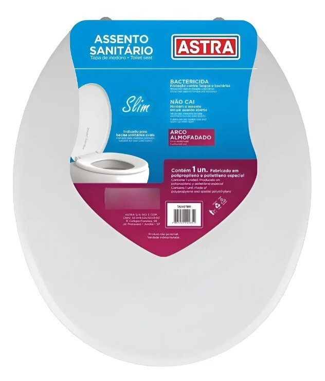 Assento Vaso Astra Almof Slim Taj/as*br1