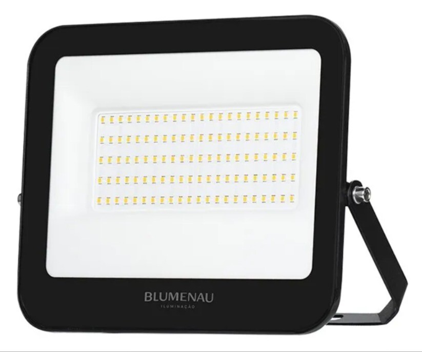 Refletor Led Blumenau Tech Pro 100w 3000k Pt Autov 79100300
