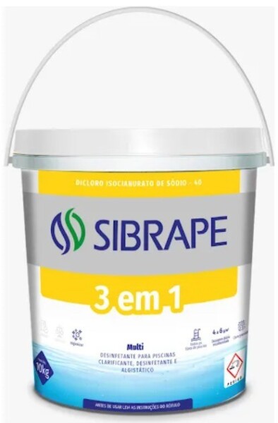 Sibrape Dicloro Multiacao 3 em 1 - 10kg T Amarela