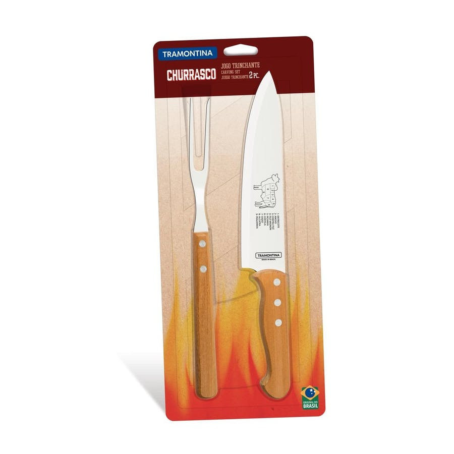 Kit para Churrasco Inox Tramontina 2 Peças
