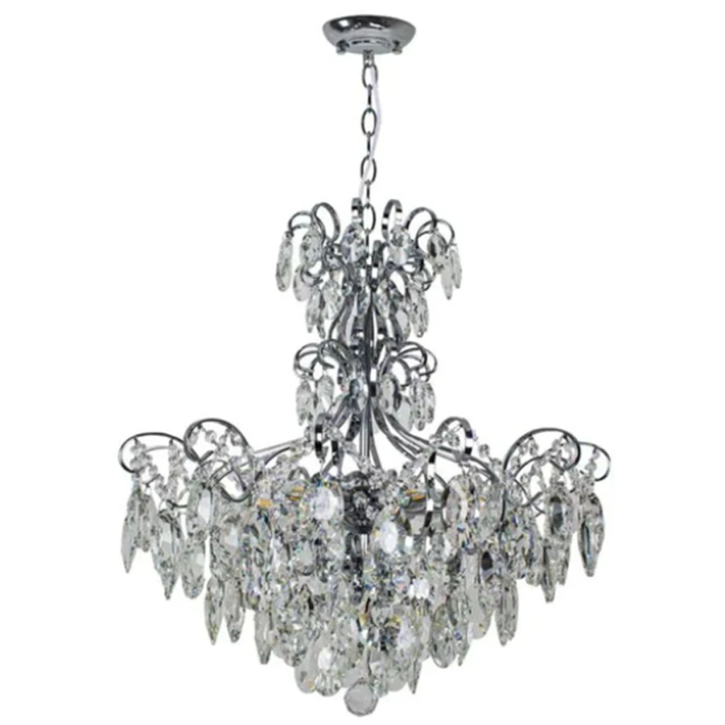 Pendente Tupiara Bemmel Metal Cromado 6lamp 9306 Cromado