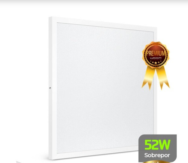 Placa Led Lumanti Sob 52w 4200k Quad 60x60 Llsq452ip