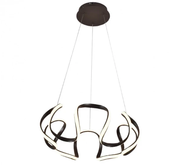 Querolustre Pendente Dcd015009 64w 3000k Marrom