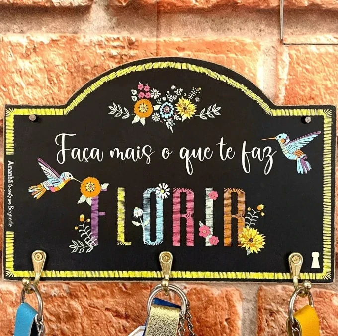 Atcus Porta Chaves o Que Te Faz Florir Pc018
