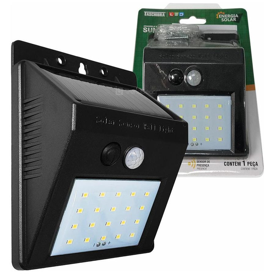 Arandela Taschibra Led Sunshine Solar As1 2w 6500k 15050114