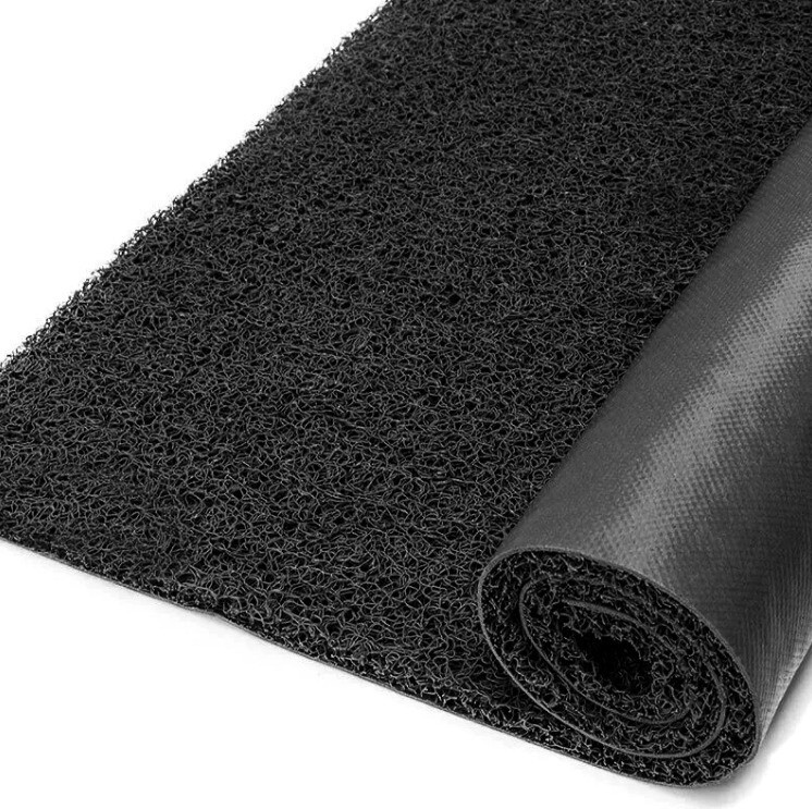 Tapete Kapazi 1.20m Vinil Silver 10mm Preto Mtl