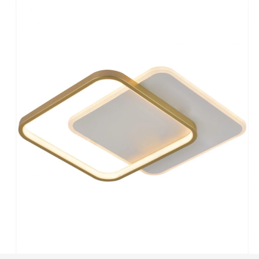 Querolustre Plafon Dcx03132 58w 3000k Dourado