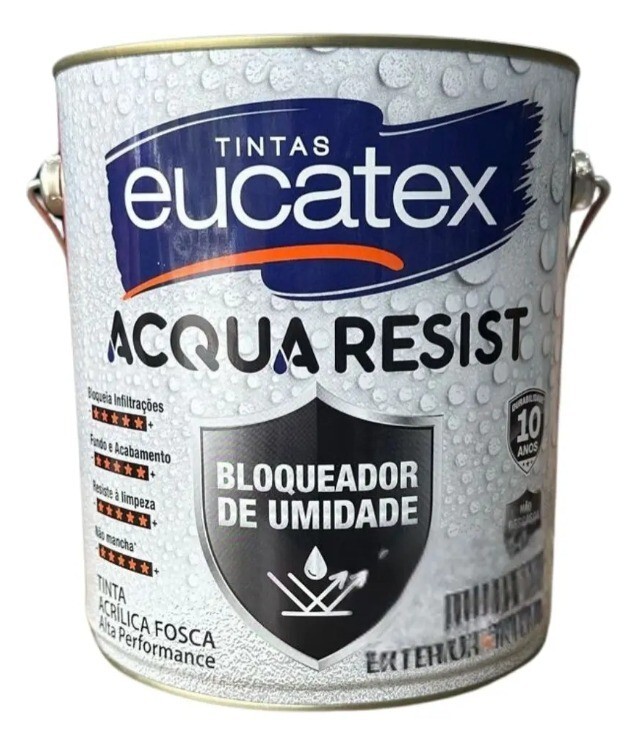 Eucatex Acr Fc Branco Acqua Resist Alta Perf 3.6lt. Gl.
