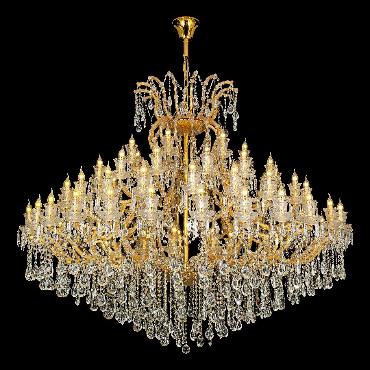 Querolustre Gr. E14x77 Bracos Joia 425g-77 D200x160h **