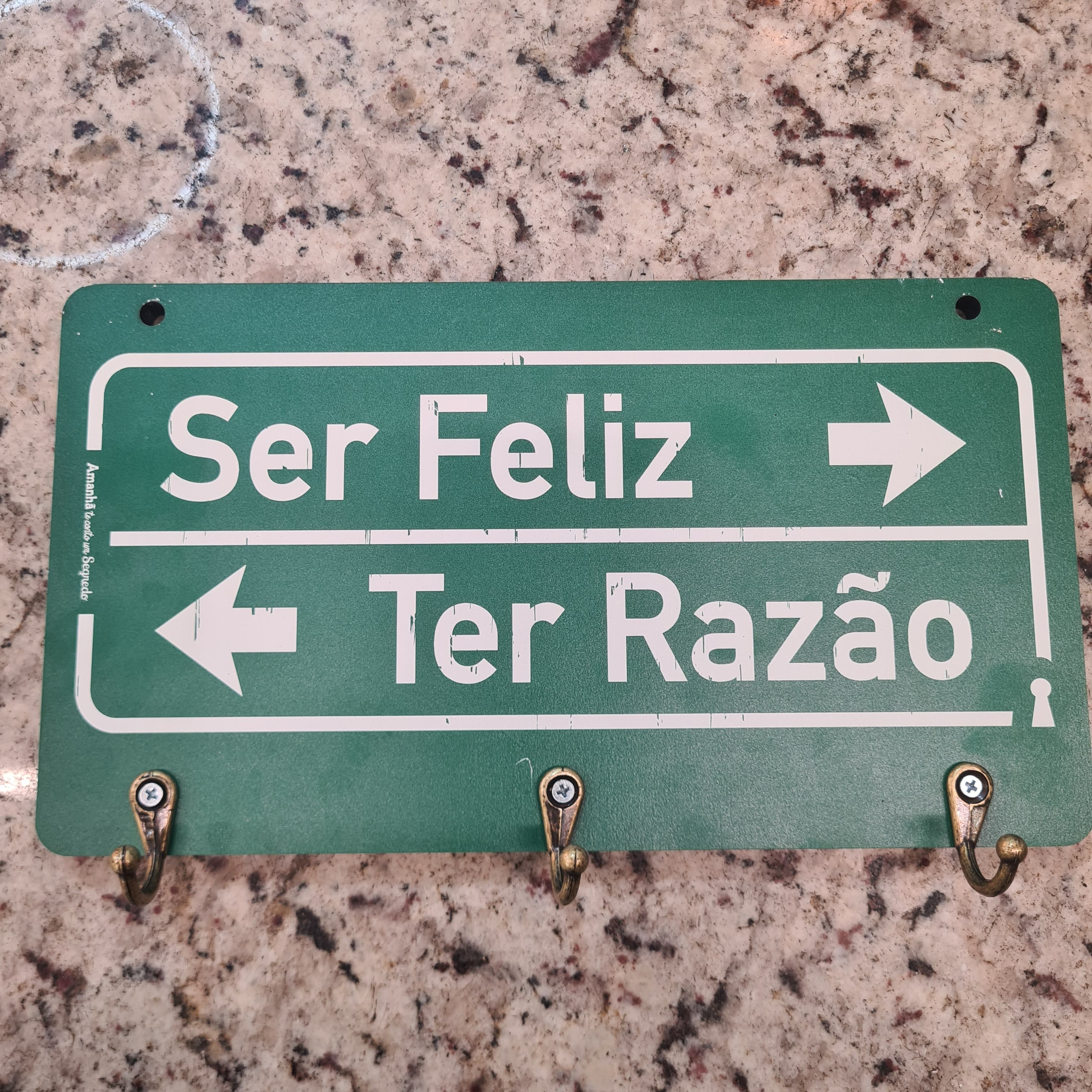 Atcus Porta Chaves Ser Feliz Ter Razao Pc024