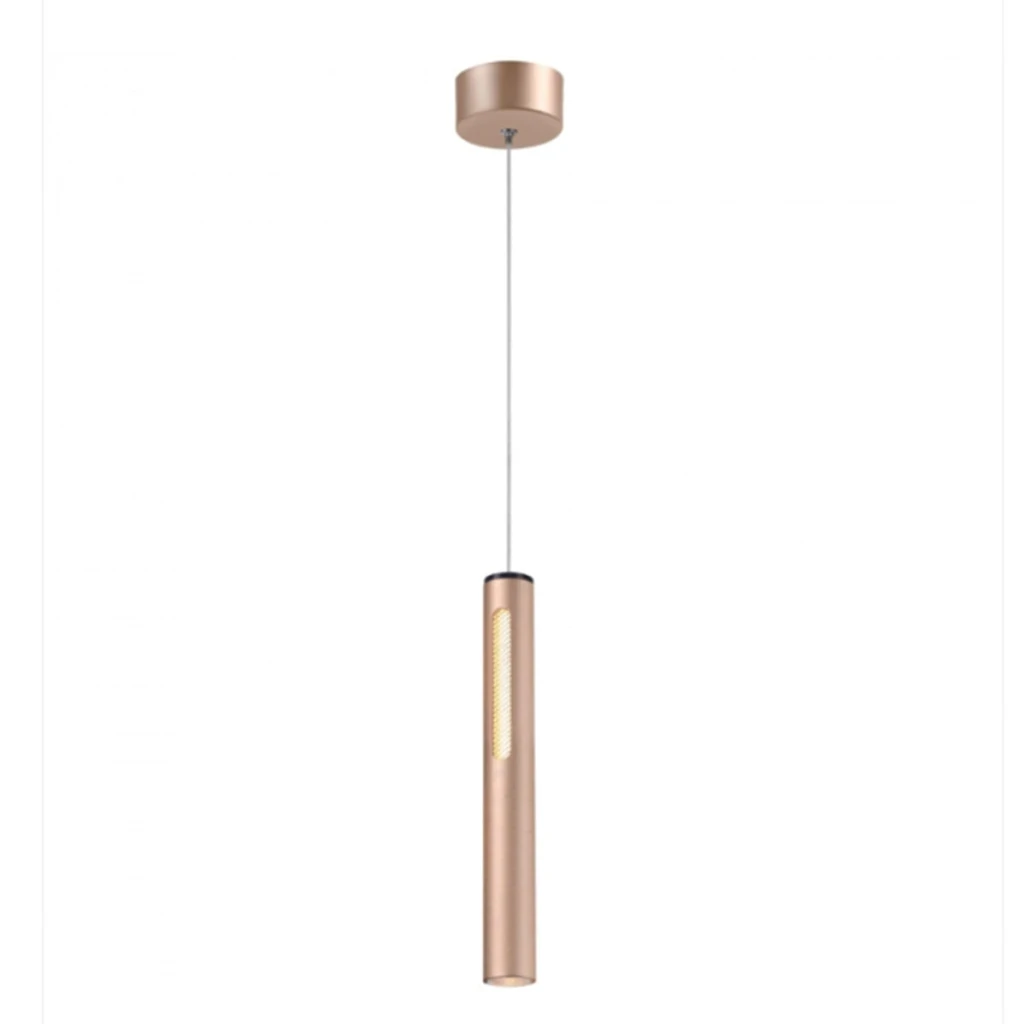 Querolustre Pendente Dcd01825 7w 3000k Dourado