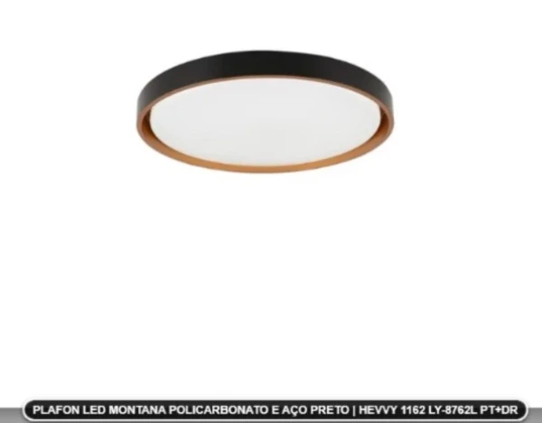 Hevvy Plafon Led Montana 96w Red Pt/dr Ly-8762l Pt+dr