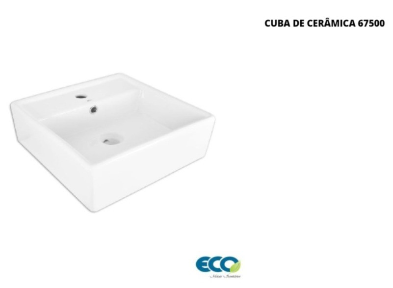 Eco Metais Cuba Quad C/base M Branca 67500