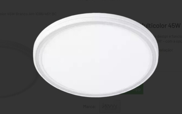 Hevvy Plafon Led Genova Red 46cm 45w 3temp Ah-1086/46y Bc