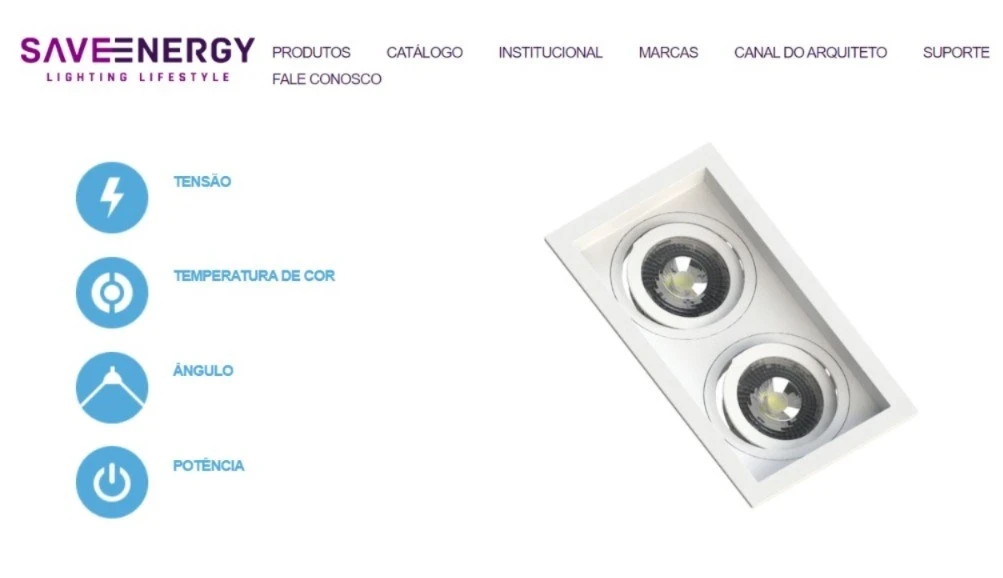 Save Spot Emb Rec P/2 Lamp Par20 Br Se-330.2902