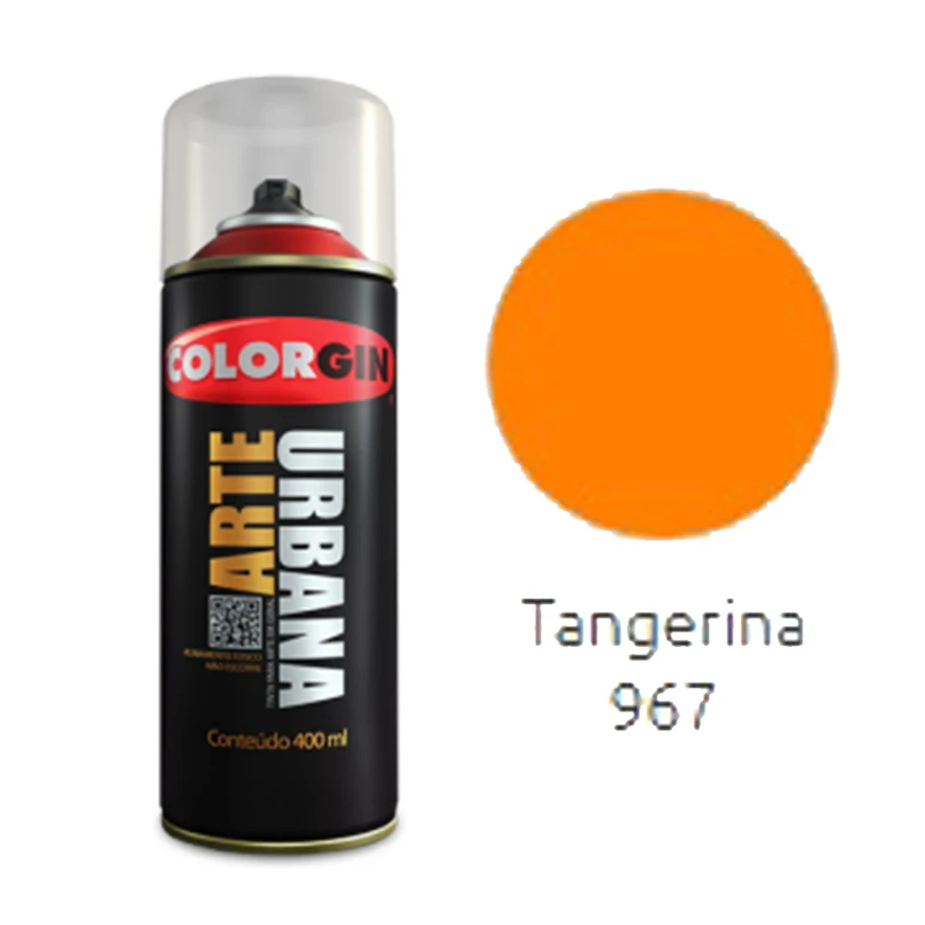 Spray Colorgin Arte Urbana Tangerina 967 400ml
