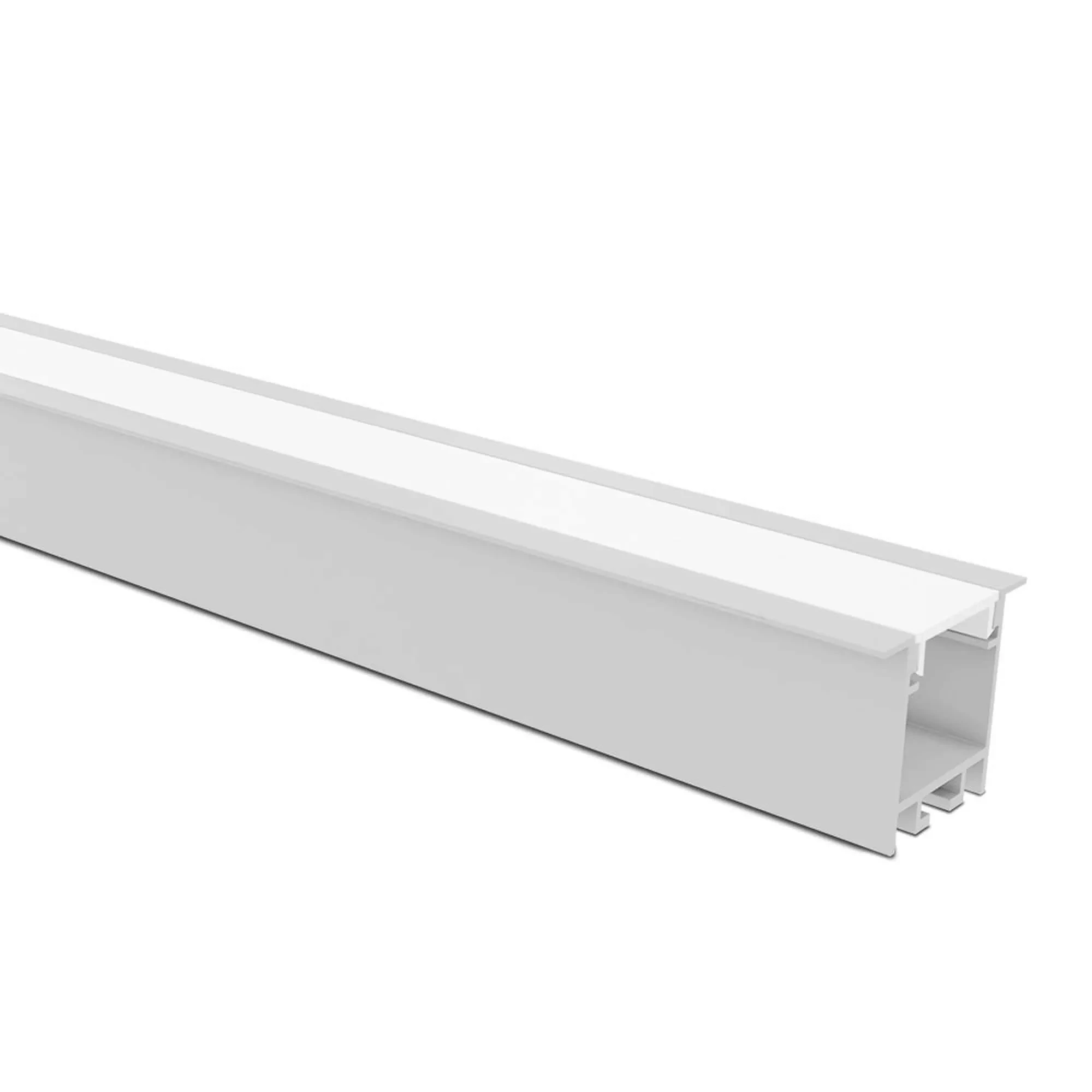Perfil Led Taschibra Apex 35 Embutir 28x35x2000mm Branca