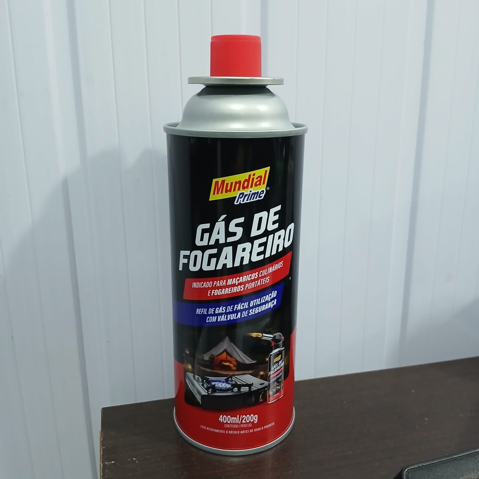 Gas P/fogareiro 400ml/200g Mundial
