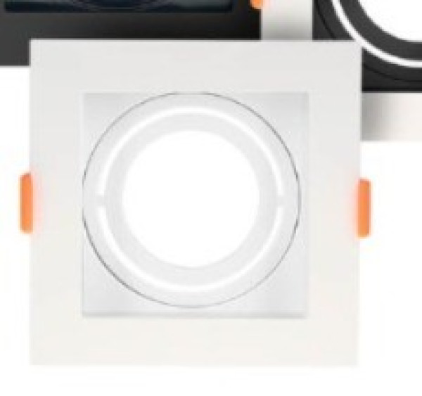 Lumanti Spot Emb Quad Rec P/1lamp Mr11 Branco Sebrb1