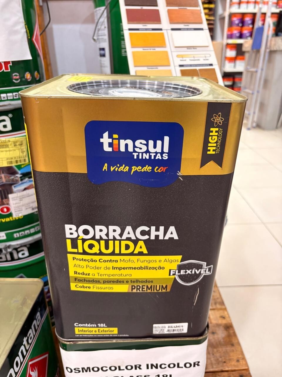 Tinsul Borracha Liquida Ultra Flexivel Br 18 Lt
