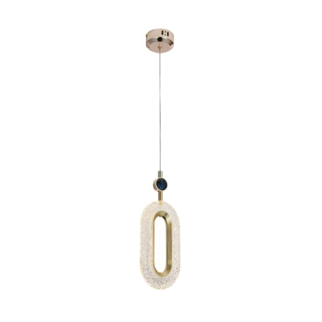 Dinamica Pendente Dcx00765 7w 3000k Dourado