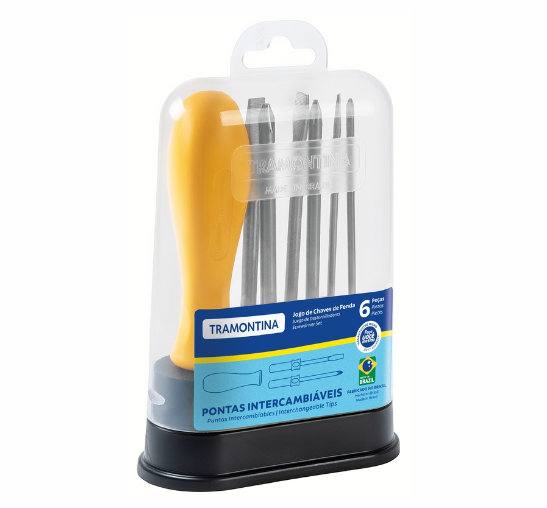 Kit Tramontina Chaves de Fenda 6pc 41110/506