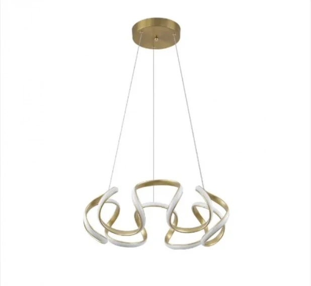 Querolustre Pendente Dcd015035 64w 3000k Dourado