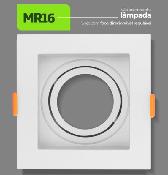 Lumanti Spot Emb Quad P/1lamp Mr16 Branco Sebrb2