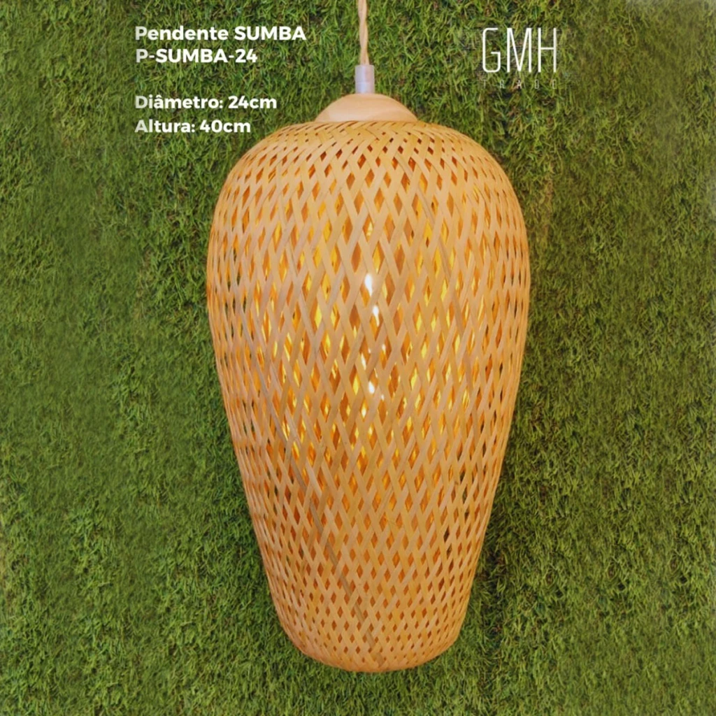 Gmh Pendente Sumba P-sumba-24 P/1 Lamp E27