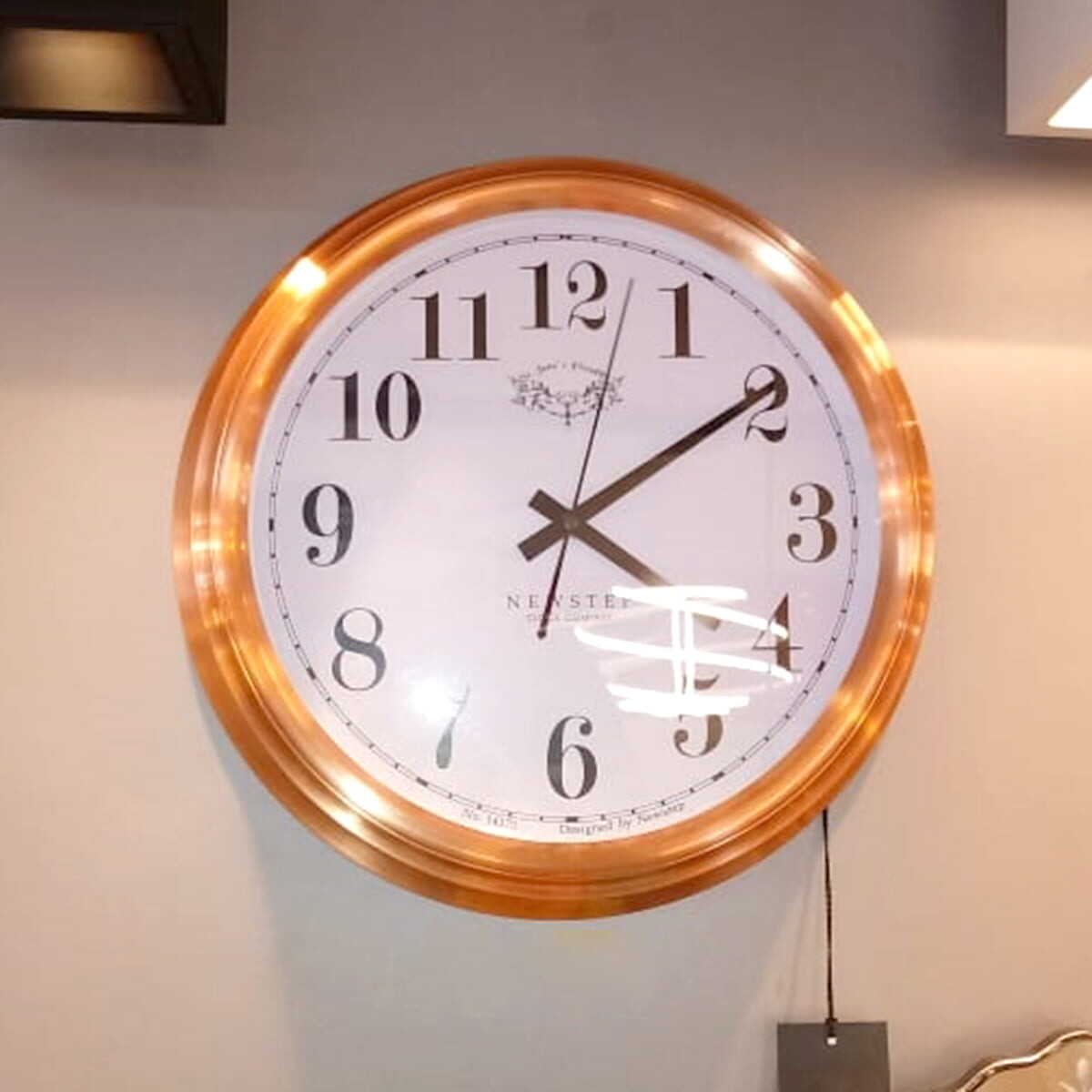 Goods Relogio de Parede 36x36 Blanche Goldway 135009