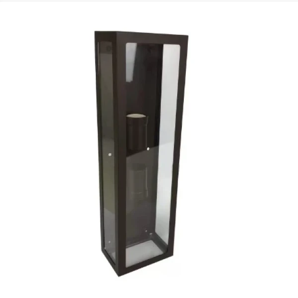 Arandela Dm Retangular 213/45 5 Vidros 45cm Marrom Texturiza