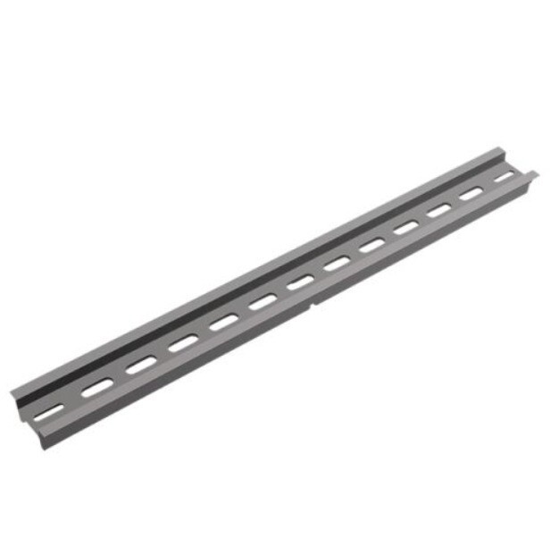 Trilho Pvc Preto P/18 Disjuntores 339mm