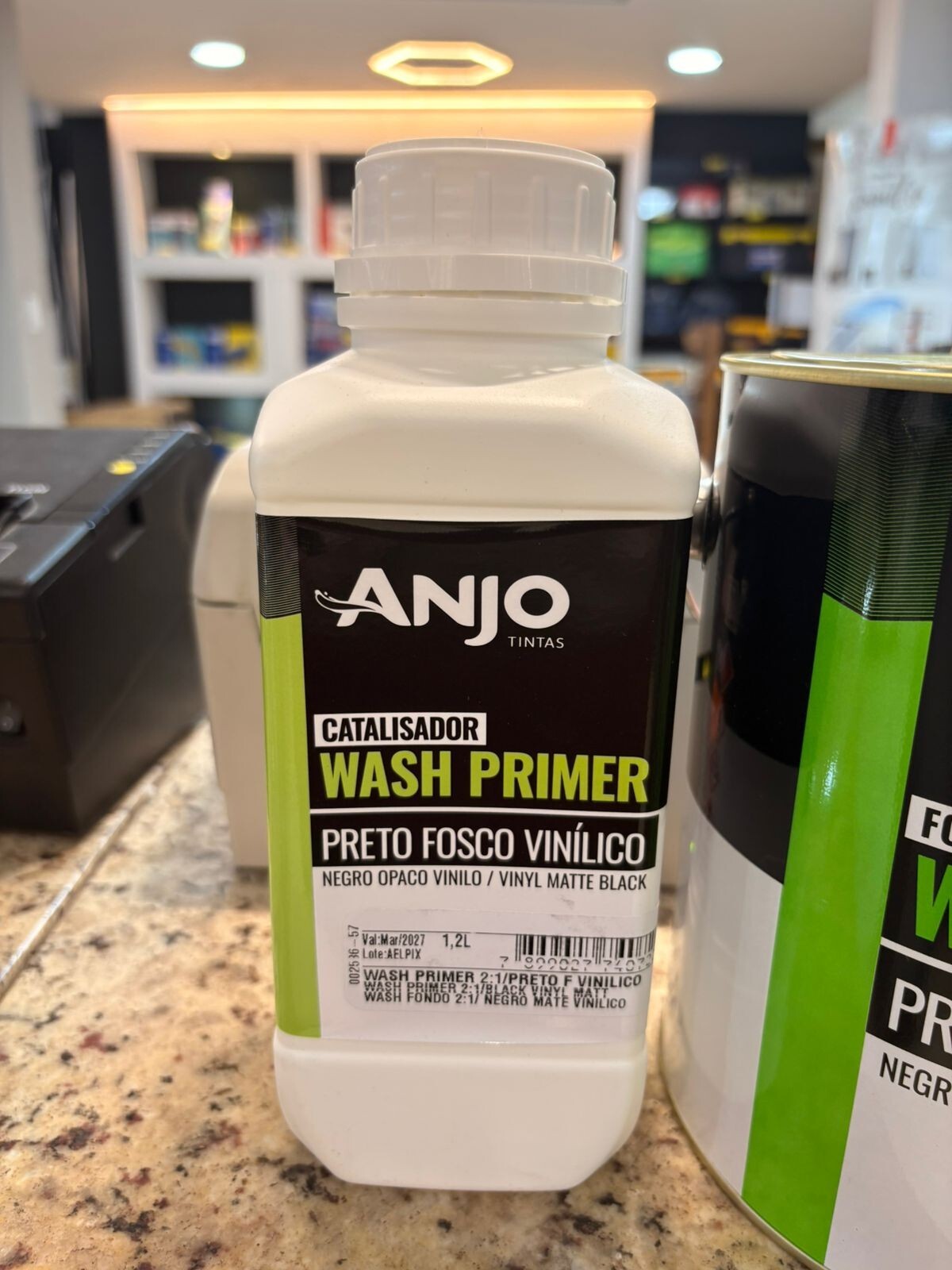 Anjo Catalisador Wash Primer Preto Fosco 1.2 Lt